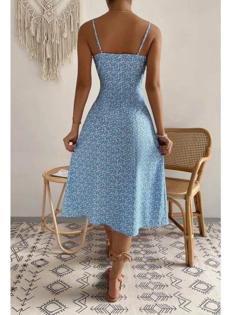 Bella Notte Floral Print Dress - Image 5